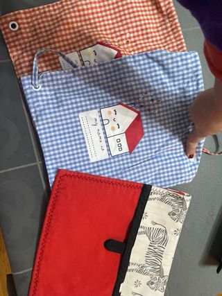 Bolsa merienda, portapañales, mantel