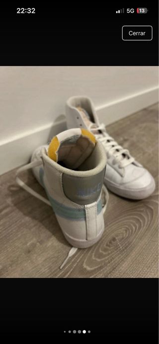 Nike Blazer Mid Blancas y Azules