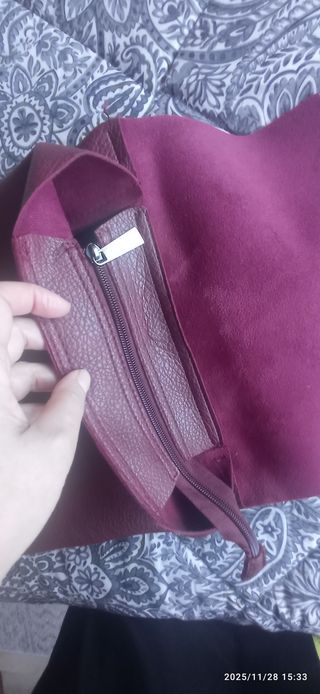 Mochila polipiel burdeos
