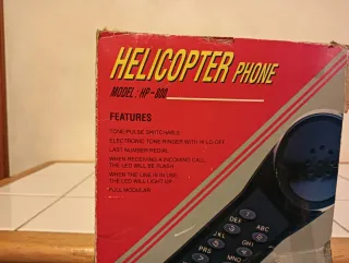 Telefono Elicottero Vintage