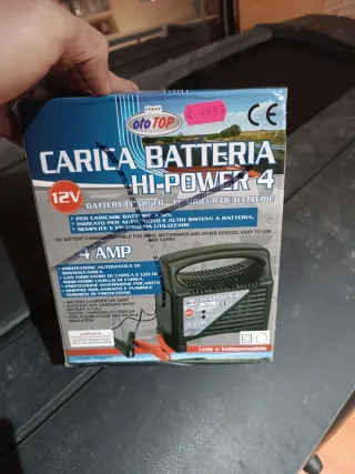 Cargador Batería Coche Moto 12V 4A