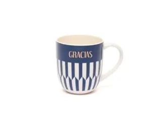 Taza Gracias. Ni se ha abierto.
