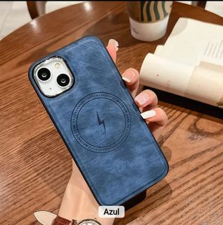 Funda iPhone seria 16/15/Pro Max/Pro/Plus/ Cuero