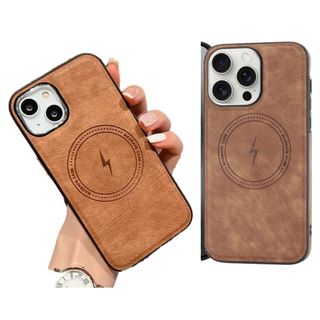 Funda iPhone seria 16/15/Pro Max/Pro/Plus/ Cuero