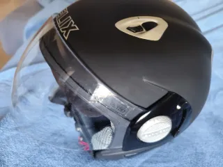 Casco Moto Negro Talla S