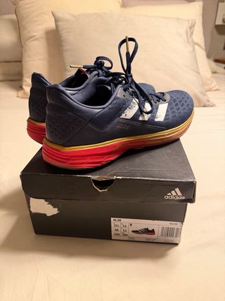 Zapatillas Adidas SL20 Talla 46 Azul/dorado