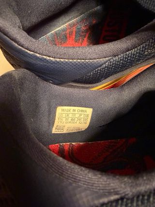 Zapatillas Adidas SL20 Talla 46 Azul/dorado