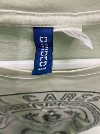 Camiseta H&M Nobody Cares Talla L