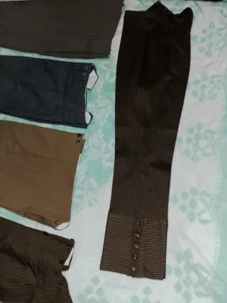 Traje Flamenco Marrón y Dorado