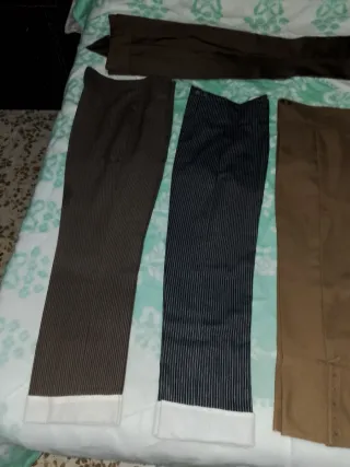 Traje Flamenco Marrón y Dorado