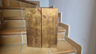 Tríptico Sagrada Familia Madera