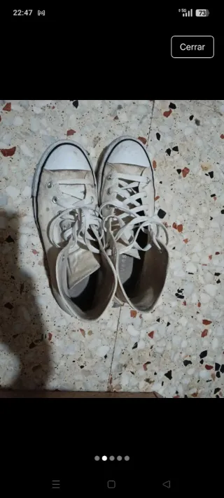 Zapatillas altas blancas