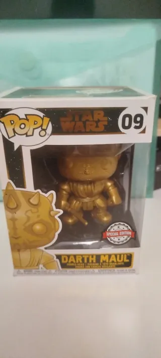 Funko Pop Darth Maul Dorado Star Wars 09