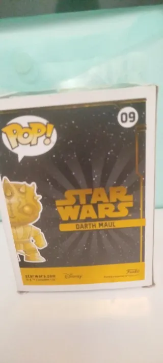 Funko Pop Darth Maul Dorado Star Wars 09