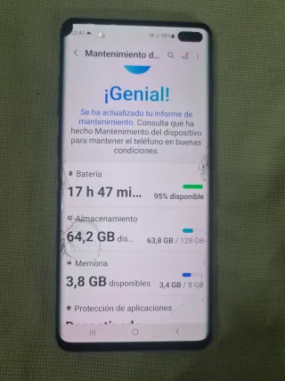 Samsung Galaxy S10 Plus Negro
