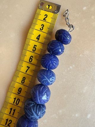 Bracciale Indiano in Zaffiro Massivo intarsiato