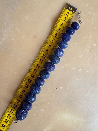 Bracciale Indiano in Zaffiro Massivo intarsiato