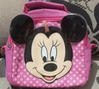 Mochila Stitch y Bolso Minnie Mouse