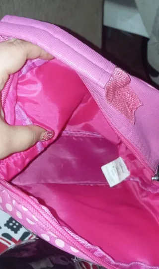 Mochila Stitch y Bolso Minnie Mouse