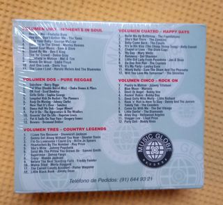 Caja 5 CD ”Números Uno” Recopilatorio