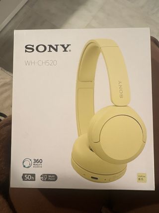 Auriculares Sony WH-CH520 Amarillos