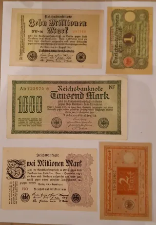 Billetes del III Reich Alemán (Varias Denominacion