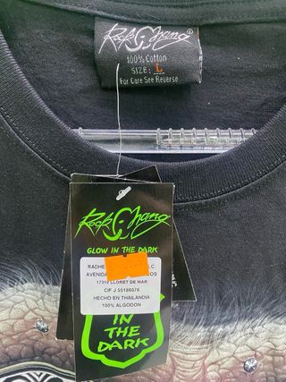 Camiseta Rock chang Mono con Gafas XL