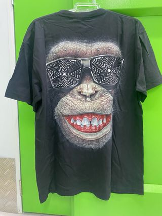 Camiseta Rock chang Mono con Gafas XL