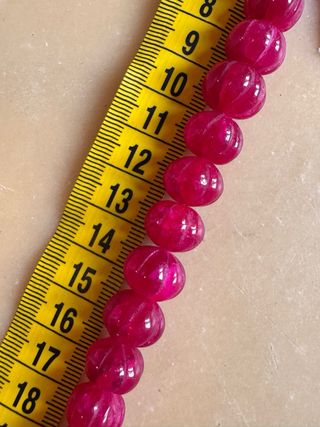 Bracciale Indiano in Rubino Massivo Intarsiato