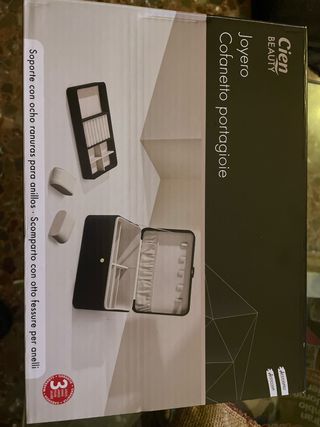 Joyero Cien Beauty Negro y Beige