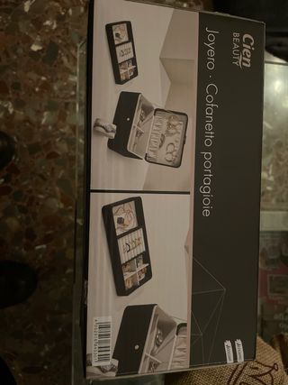 Joyero Cien Beauty Negro y Beige