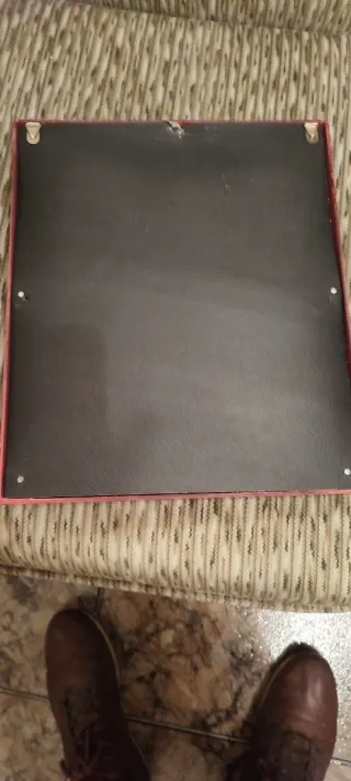 Cuadro relieve metal Virgen María con Niño