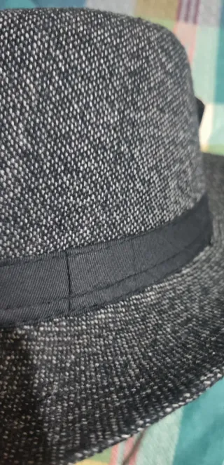 Cappello Fedora Grigio/Nero