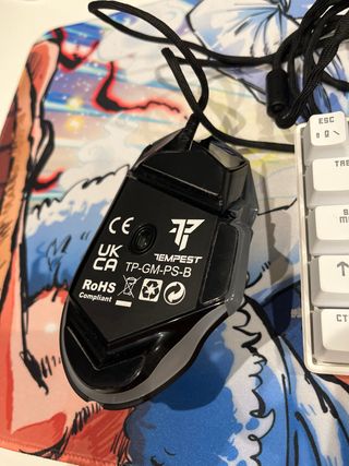 Teclado y Ratón Gaming Tempest RGB Blanco