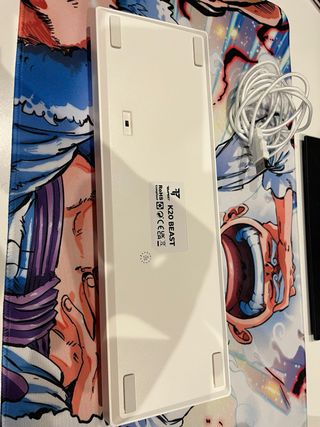 Teclado y Ratón Gaming Tempest RGB Blanco