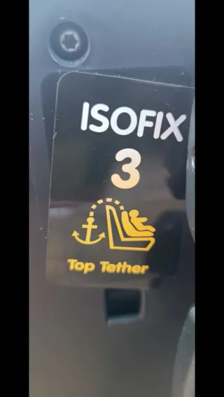 Silla de coche giratoria negra