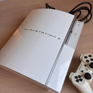 Playstation 3 FAT Blanca Japonesa + Mando y cables