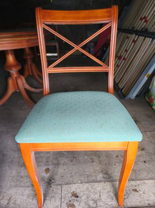 6 Sillas de Salón + Regalo de mesa extensible