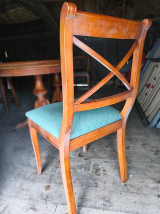 6 Sillas de Salón + Regalo de mesa extensible