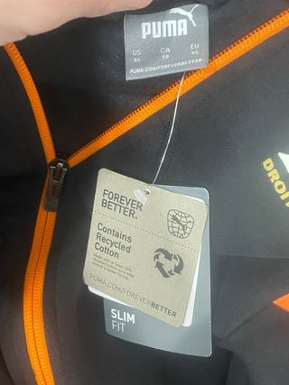 Chándal Puma Olympique de Marsella Negro Naranja