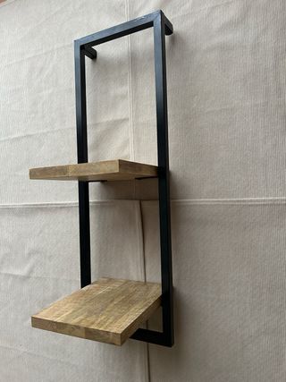 Estantería Industrial Madera y Metal