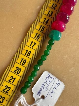 Bracciale Indiano in Smeraldo, Rubino e Onice