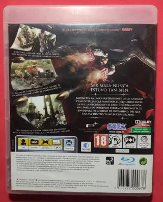 BAYONETTA. JUEGO PS3