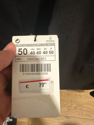 Americana Zara Gris Talla M