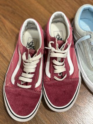 Zapatillas Vans Azul y Plata /dos pares por 15 eur