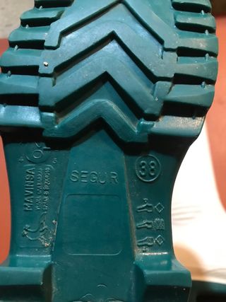 Botas de agua MAVINSA blancas y verdes