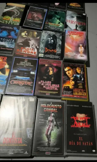 Películas VHS Terror 1 (leer anuncio)