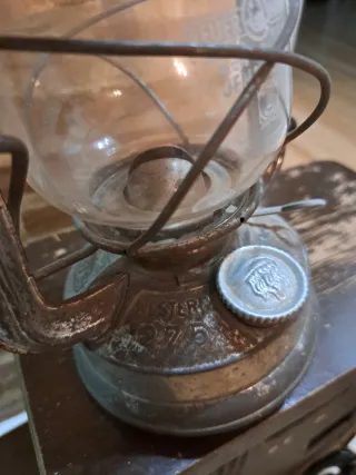 Antigua Lámpara Farol Gas Barco Mina Cortijo