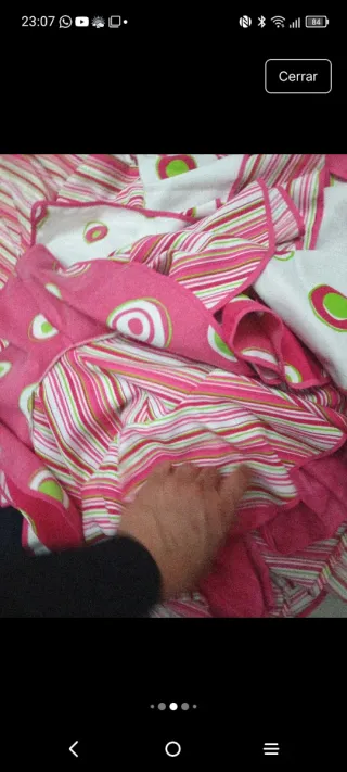 Vestido flamenca colores círculos