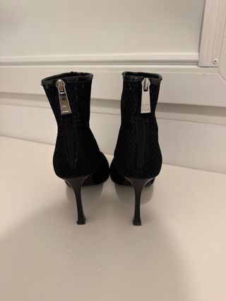 Botines Malla Tacón Zara